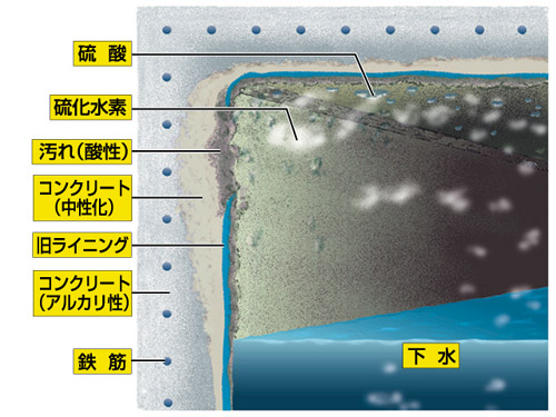 下水道　過酷な環境